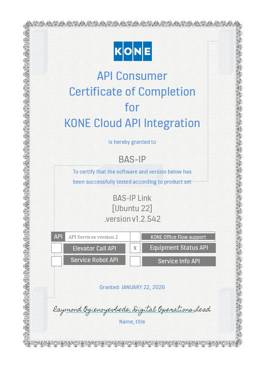 KONE Cloud API