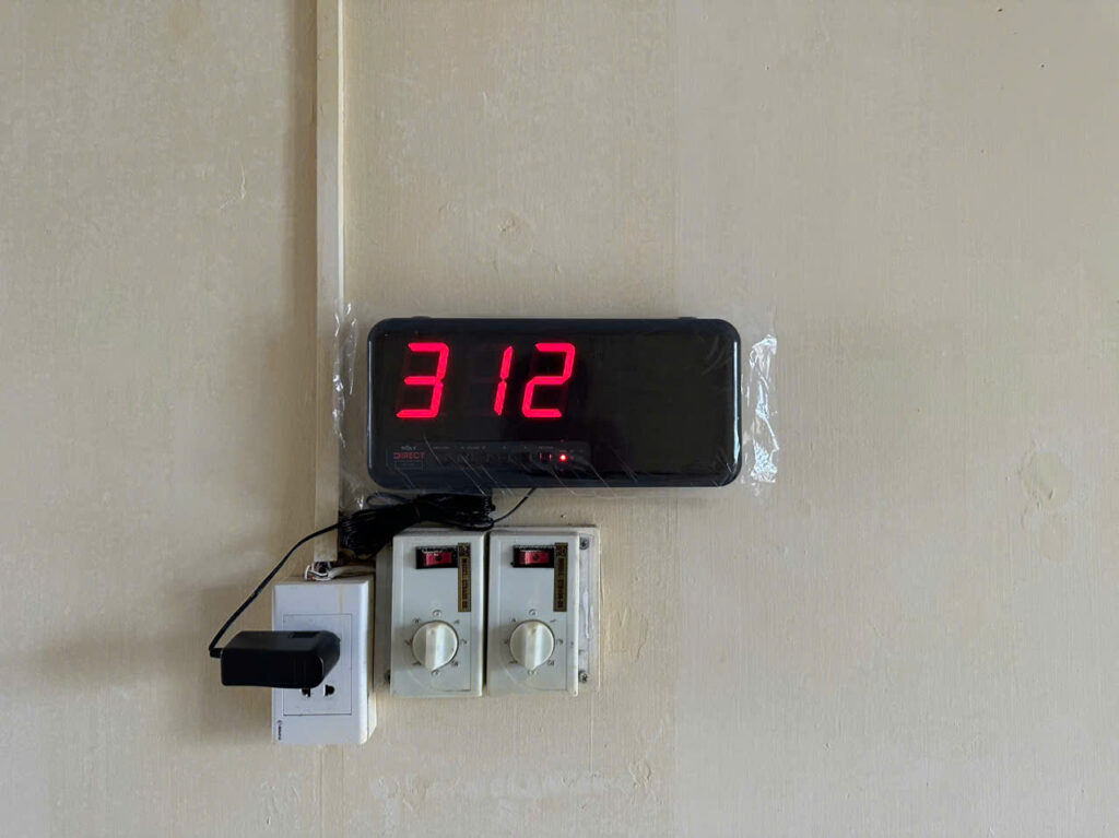 Màn hình hiển thị thông tin trực điều dưỡng SoltBell SM3-61P trong hệ thống soltbell bệnh viện Quốc tế Thái Nguyên