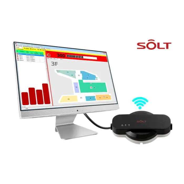 Thiết bị trung tâm SOLT SR5-MPR giúp quản lý và xử lý tín hiệu trong hệ thống báo gọi y tá và gọi phục vụ không dây chuyên nghiệp.
